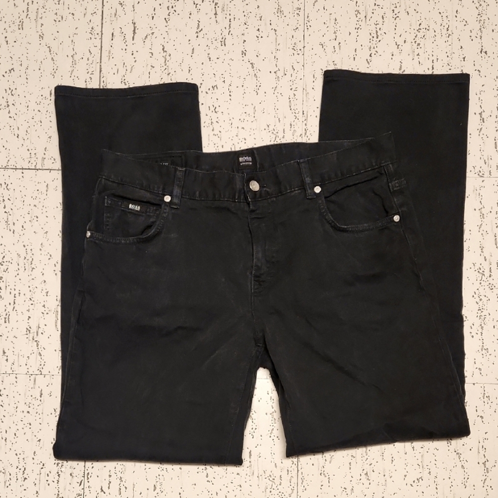 Hugo Boss Black Strech Straight Leg Regular Fit Jeans